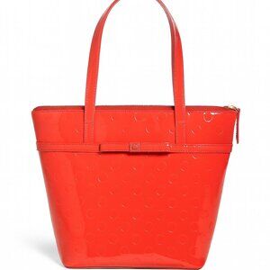 Kate Spade Camellia Street Jeralyn Patent Leather Tote – Chili Red